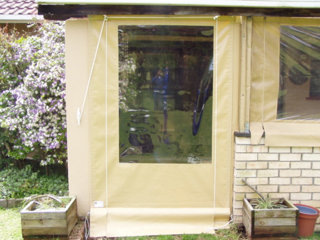 Drop Blind Door